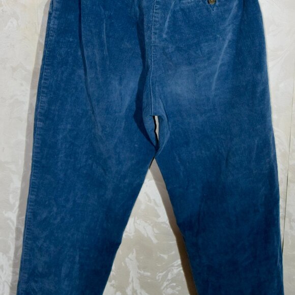 L.L. Bean Blue Corduroy Pants | High-Waisted Relaxed Fit | Size 6 - Picture 4 of 5